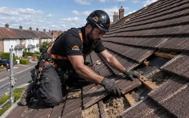 Active roof leak fix