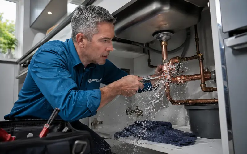 Burst or leaking pipe
